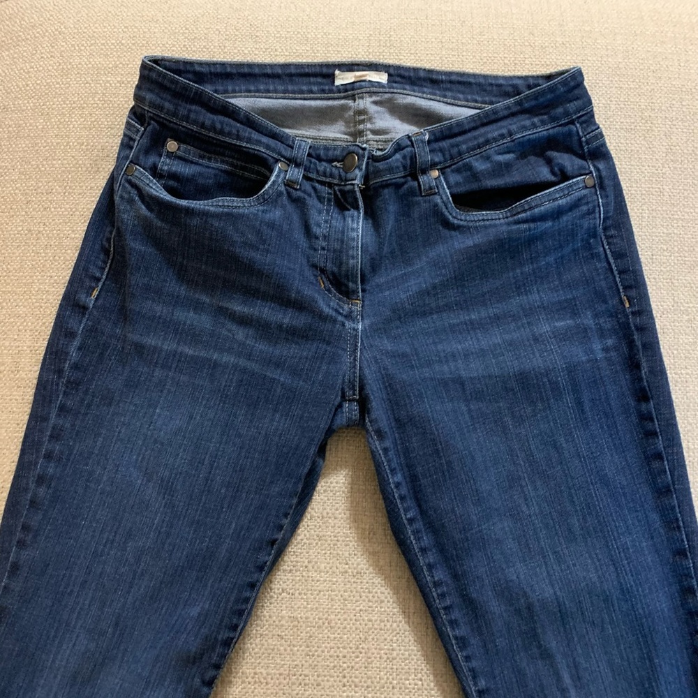 Eileen Fisher Womens Skinny Jeans Classic Dark Navy